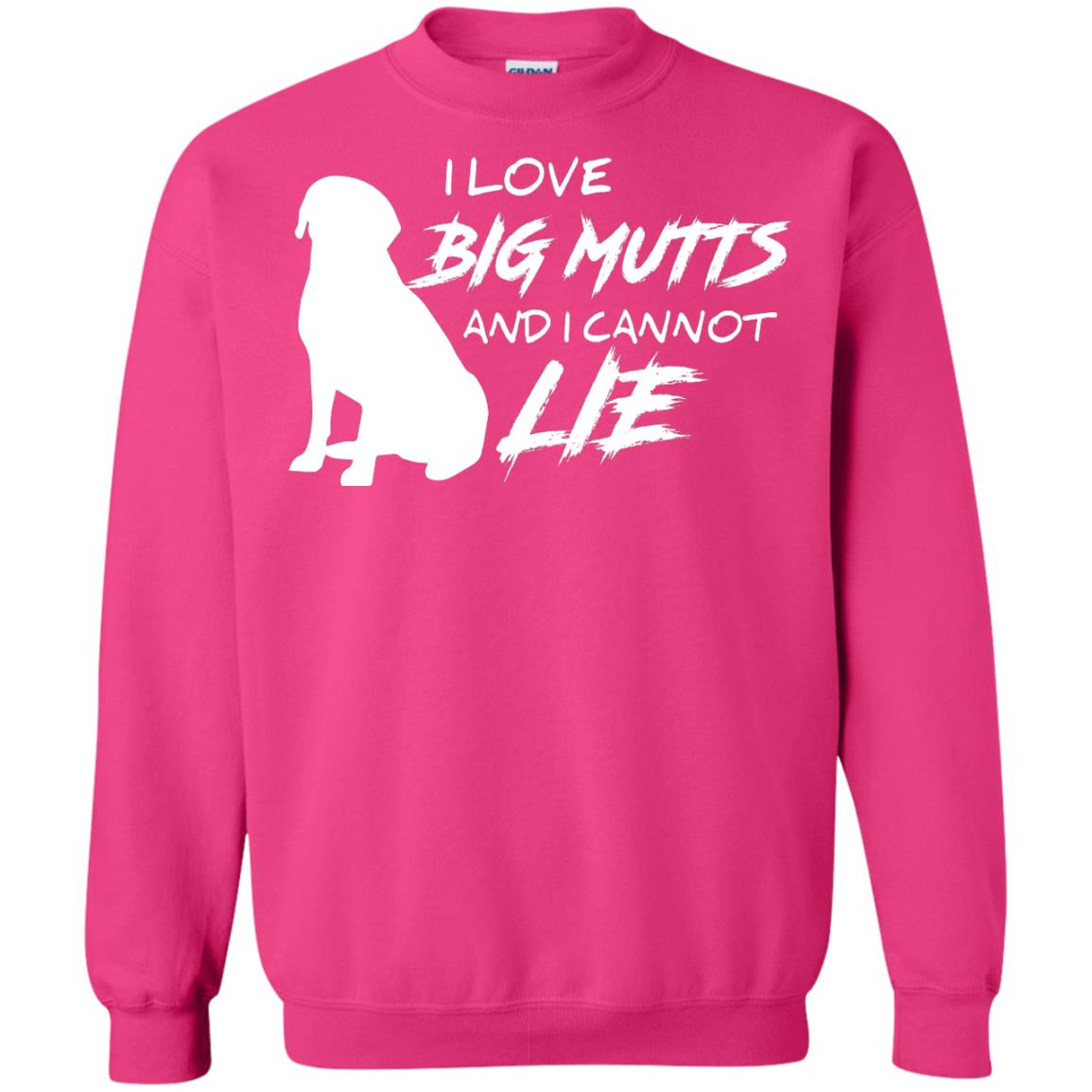 Dog Lover T-shirt I Love Big Mutts And I Cannot Lie Heliconia
