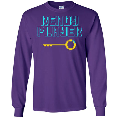 Ready Player Gamer T-shirt Purple