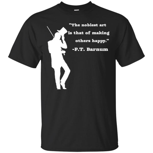 Circus Ring Master P.t. Barnum Quote T-shirt Black