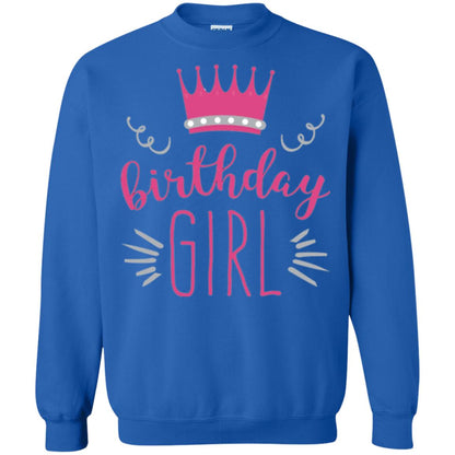 Tiara Crown T-shirt Girl_s Youth Birthday Princess T-shirt Royal