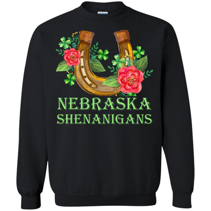 Horse Lover T-shirt Nebraska Shenanigans Black