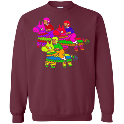 Cinco De Derby Pinata Jockeys Horse Race T-shirt Maroon