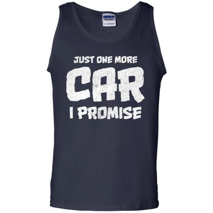 Car Lovers T-shirt Just One More Car I Promise Navy