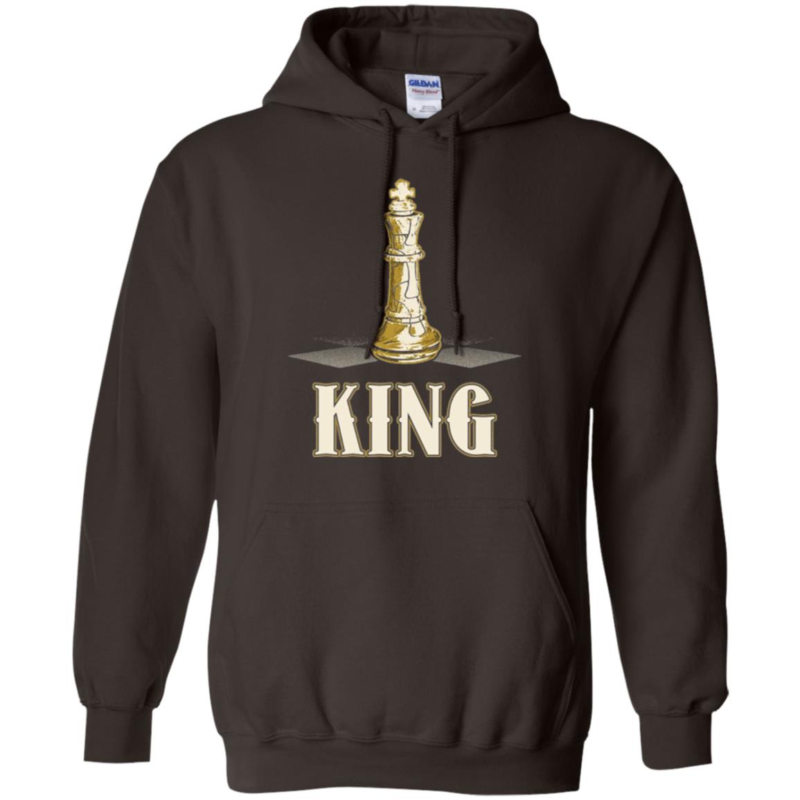 King Chess Piece Chess Player T-shirt Dark Chocolate