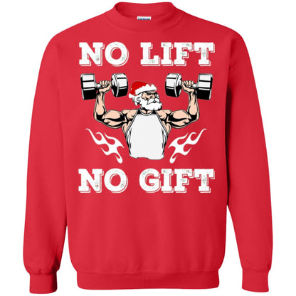 Christmas T-shirt No Lift No Gift Red