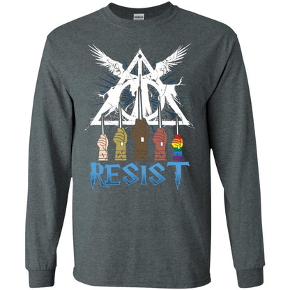 Resist Harry Potter Fan T-shirtG240 Gildan LS Ultra Cotton T-Shirt