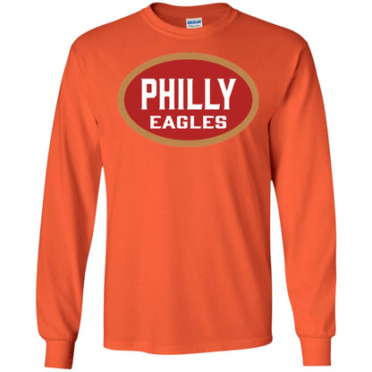 Football T-shirt Philly Eagles Orange
