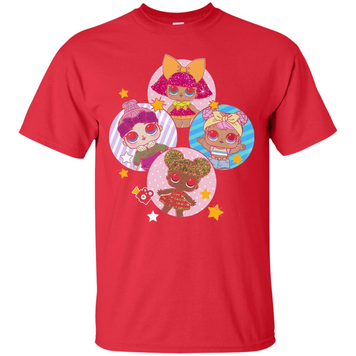 Dolls Lol Birthday #squadgoals Doll Lover T-shirt Red