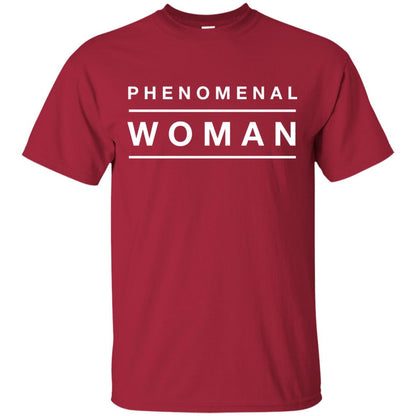 Phenomenal Woman T-shirt Cardinal