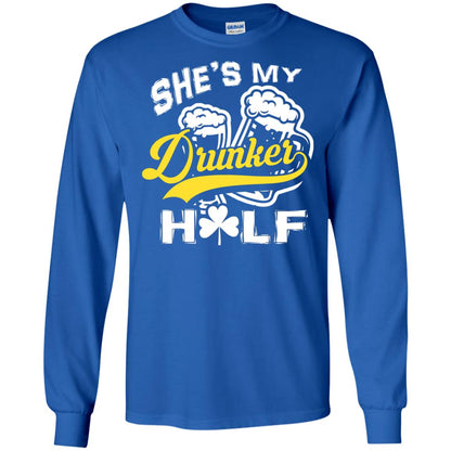 She_s My Drunker Half Saint Patrick_s Day T-shirt Royal