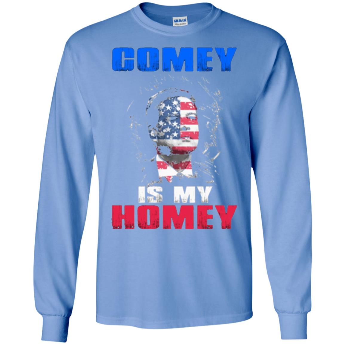Fbi Director T-shirt Comey Is My Homey T-shirt Carolina Blue