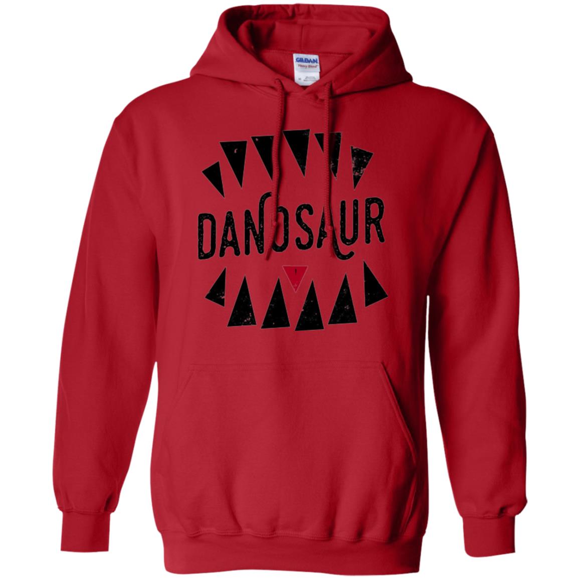 Dinosaus Lovers T-shirt Overly Excited Tourist Red