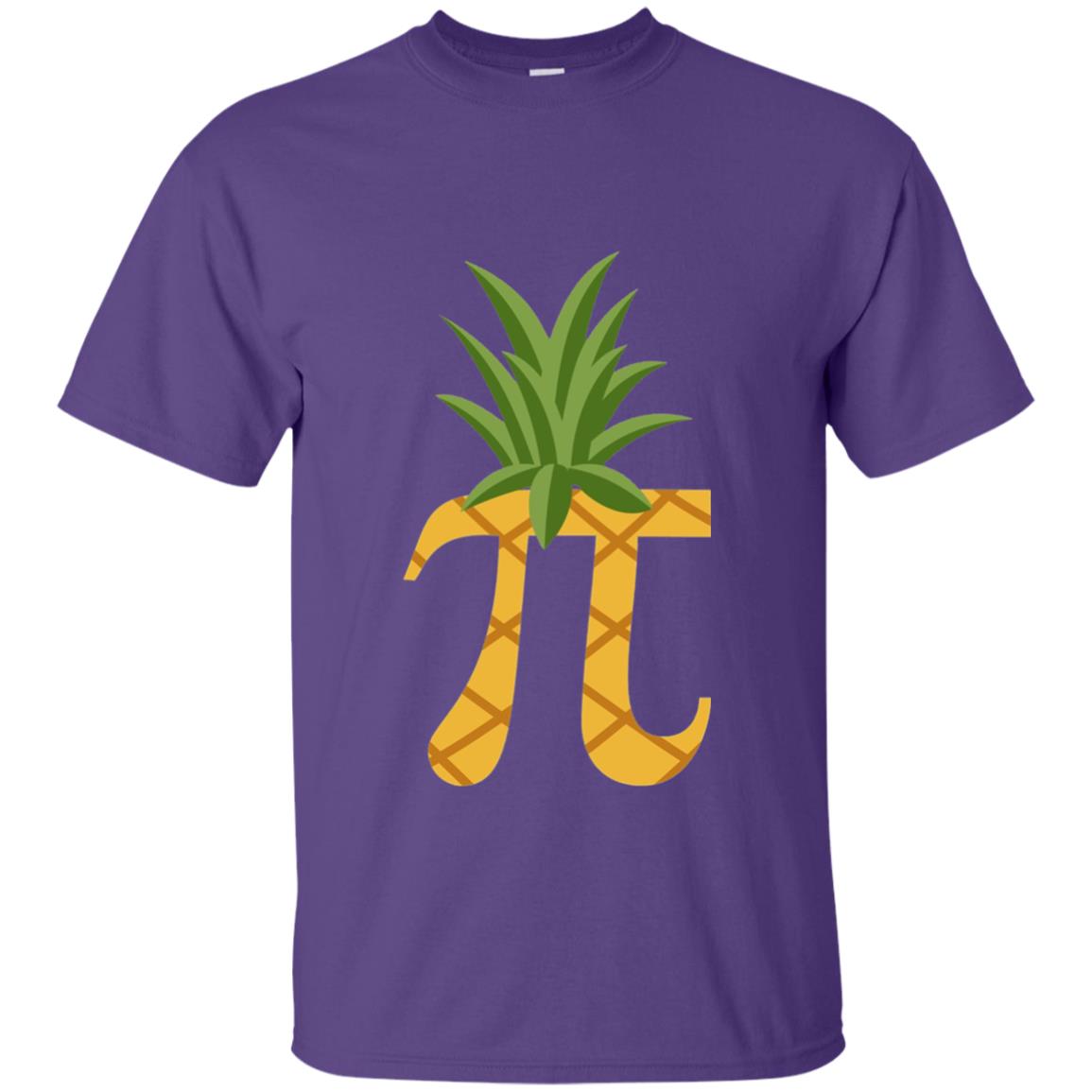 Parody Of Pi Pineapple Funny Pi Day T-shirt Purple