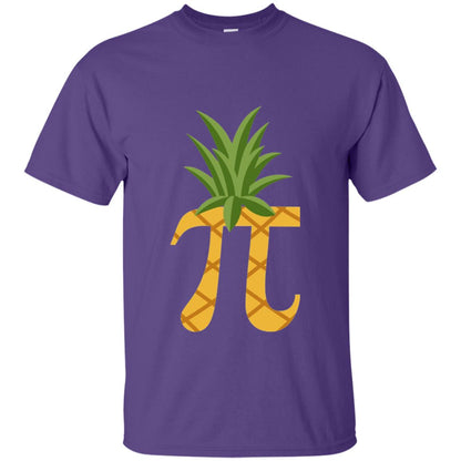 Parody Of Pi Pineapple Funny Pi Day T-shirt Purple