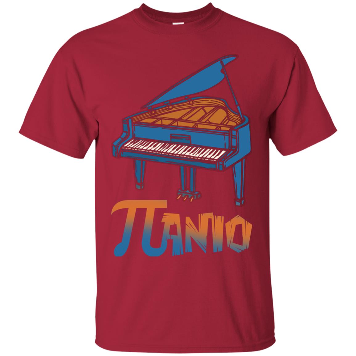 Pi Day T-shirt Funny Piano Lover Cardinal