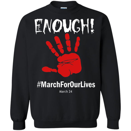 Enough March For Our Lives March 24 Gun Control T-shirt Black