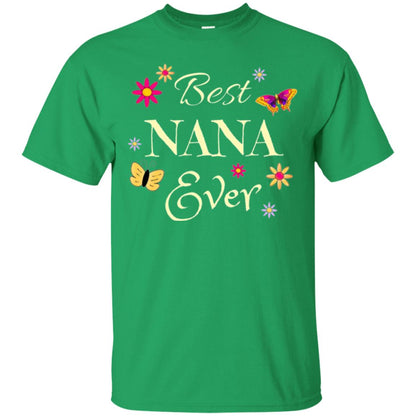 Best Nana Ever T-shirt Irish Green