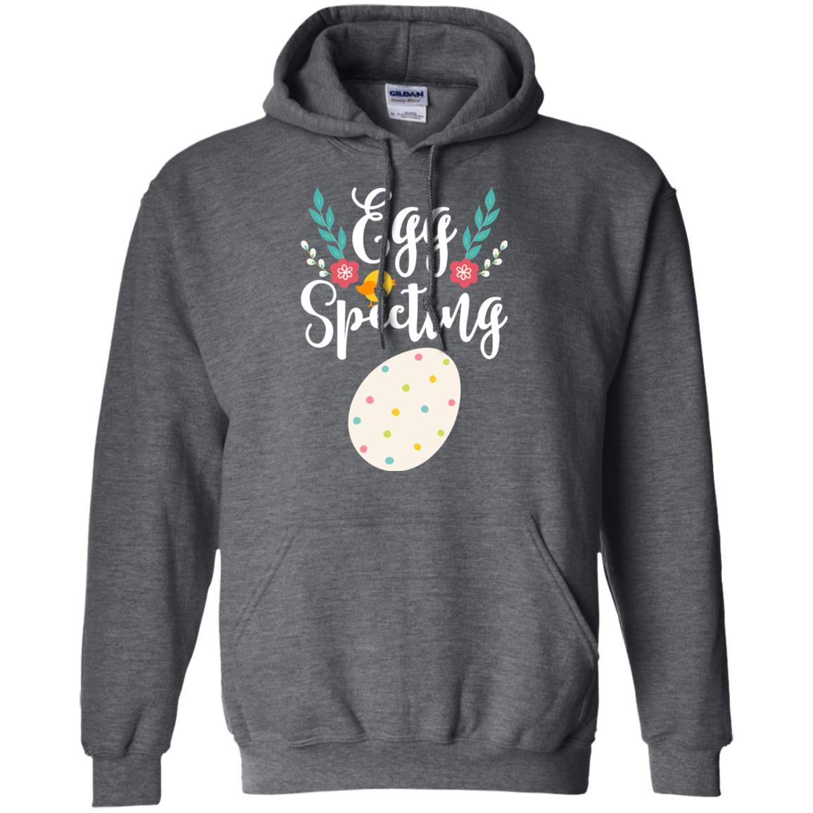 Egg Specting Announcement Pregnant Easter T-shirt Dark Heather