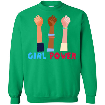 Great Feminist T-shirt Girl Power Irish Green