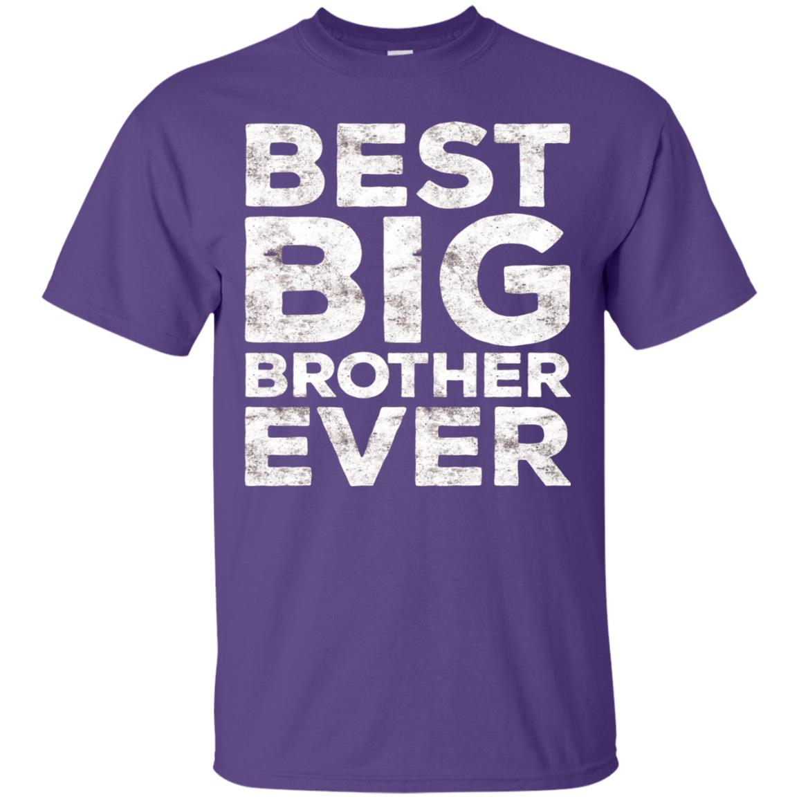 Best Big Brother Ever Family T-shirt Purple
