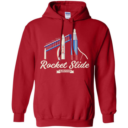 I Survived The Rocket Slide T-shirt Red