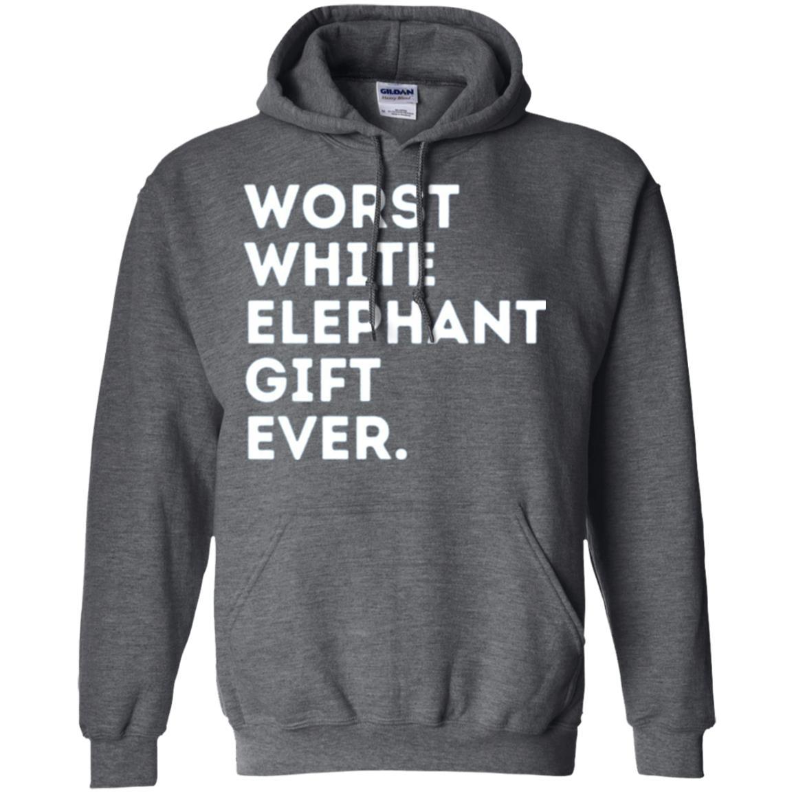 Best Worst White Elephant T-shirt Dark Heather