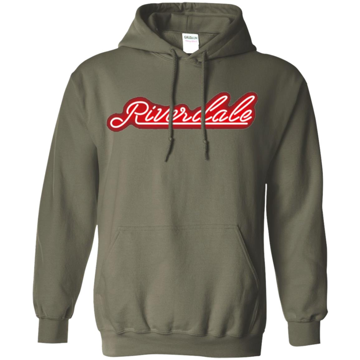 Vintage Retro T-shirt Riverdale Military Green