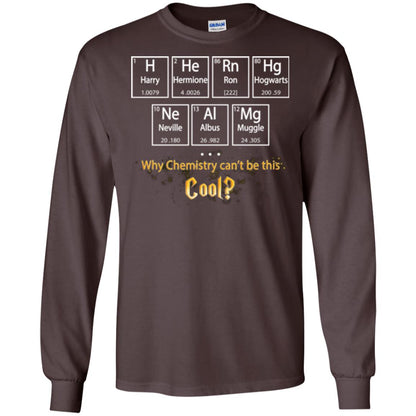 Why Chemistry Can_t Be This Cool Harry Potter Element Movie T-shirt Dark Chocolate