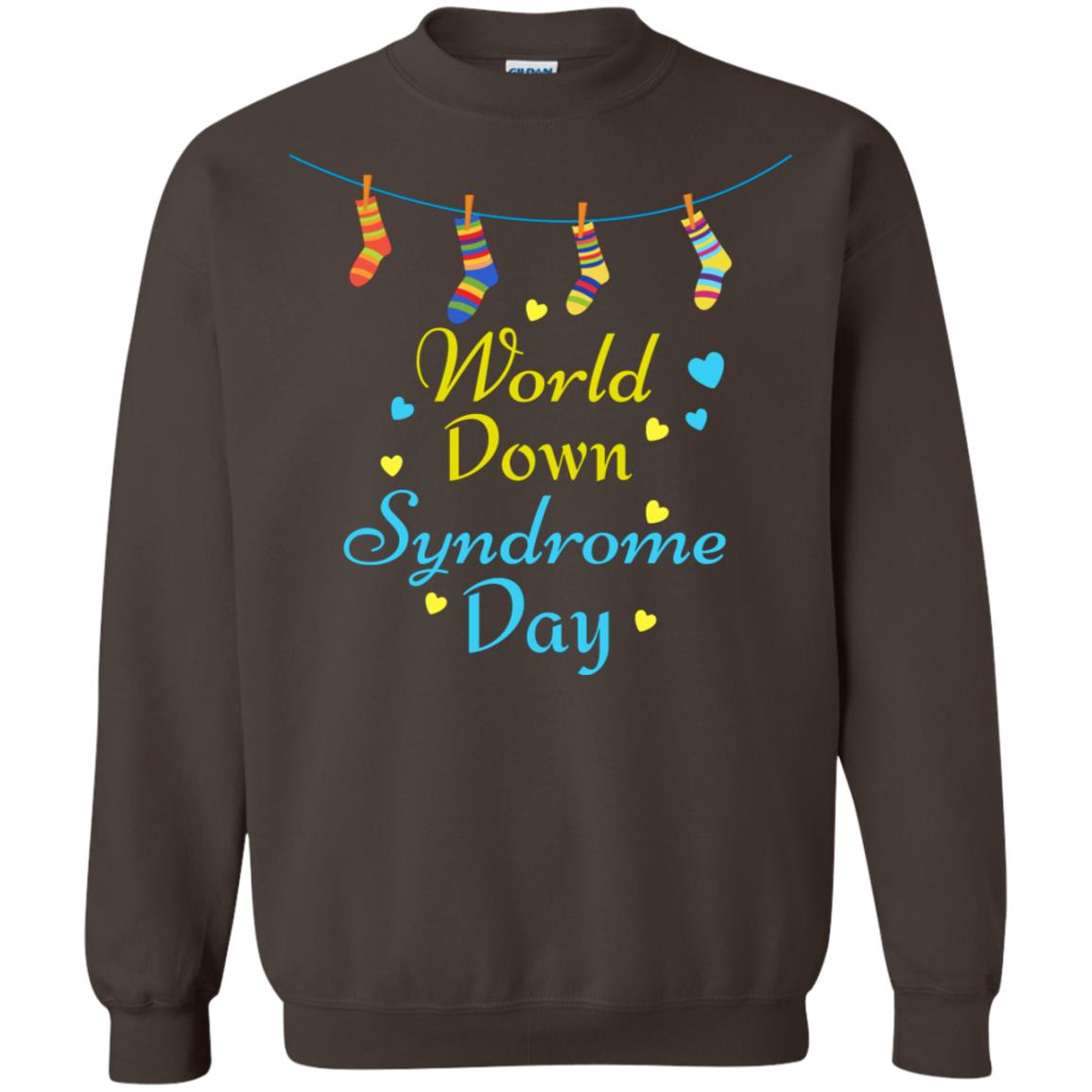 World Down Syndrome Day 21st March Gift Shirt Dark Chocolate