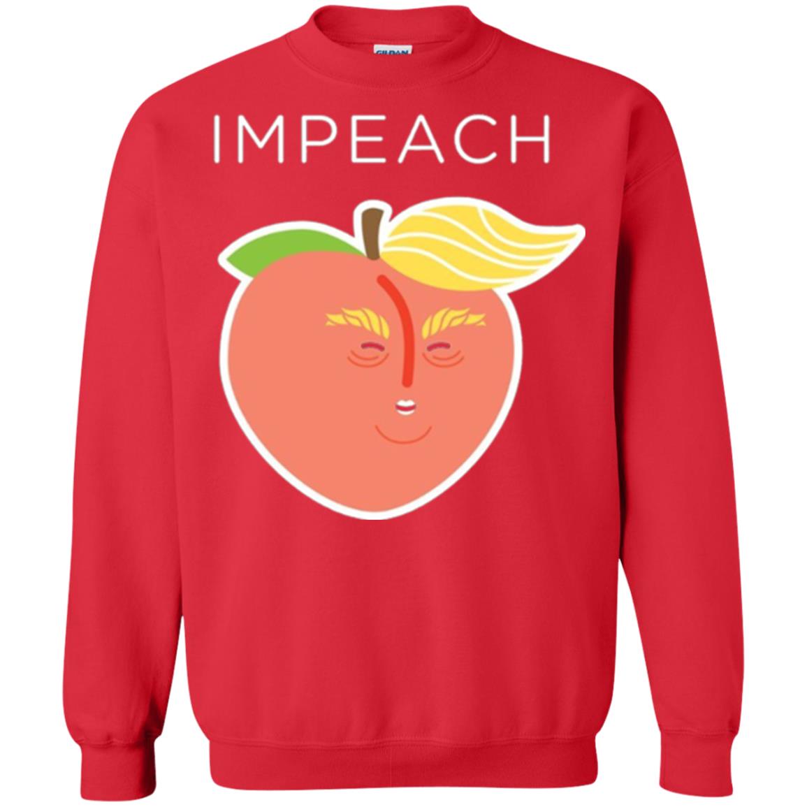 Anti Trump Peach Emoji T-shirt Impeach Donald Red
