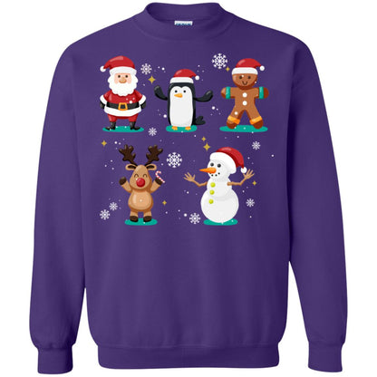 Christmas Character Ideas Gift Shirt Purple
