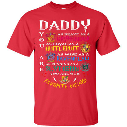 Daddy Our Favorite Wizard Harry Potter Fan T-shirt Red