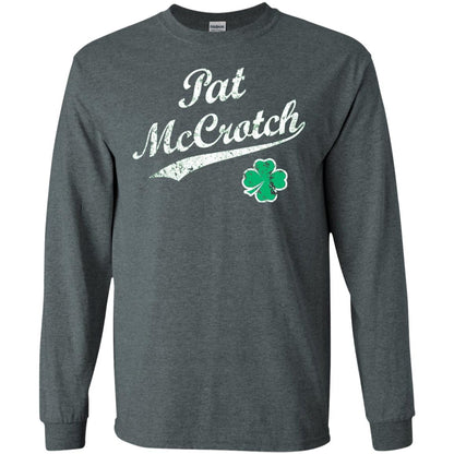 Pat Mccrotch Funny St Patricks Day T-shirt Dark Heather