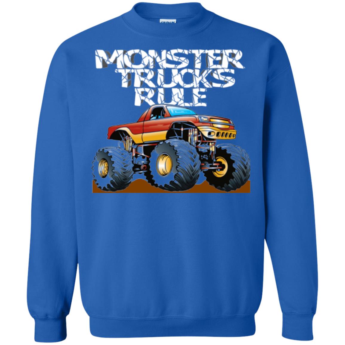 Monster Trucks Rule T-shirt Royal