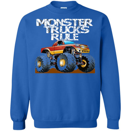Monster Trucks Rule T-shirt Royal