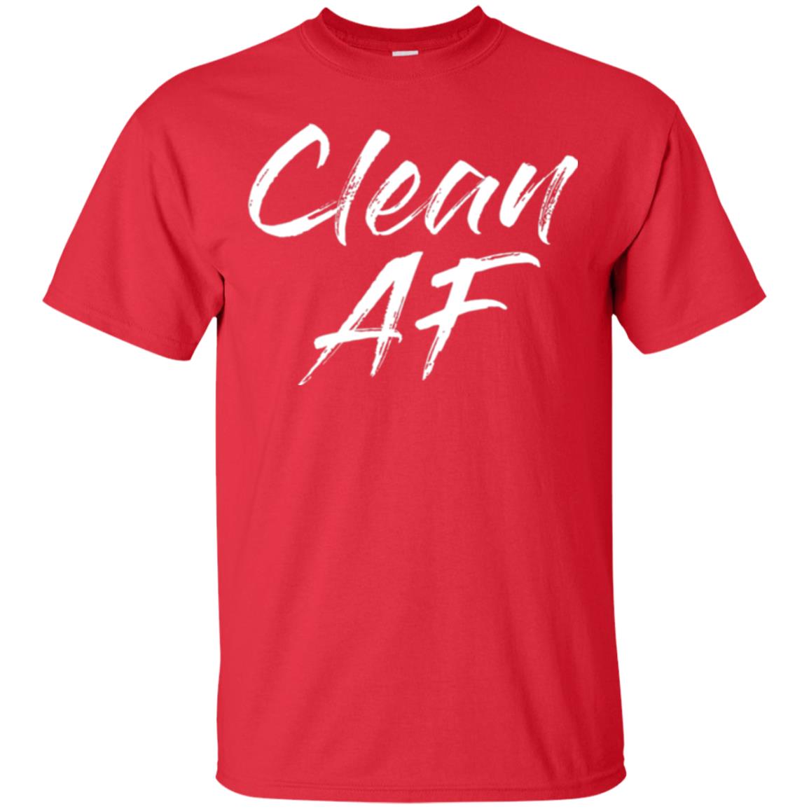 Clean Af T-shirt Red
