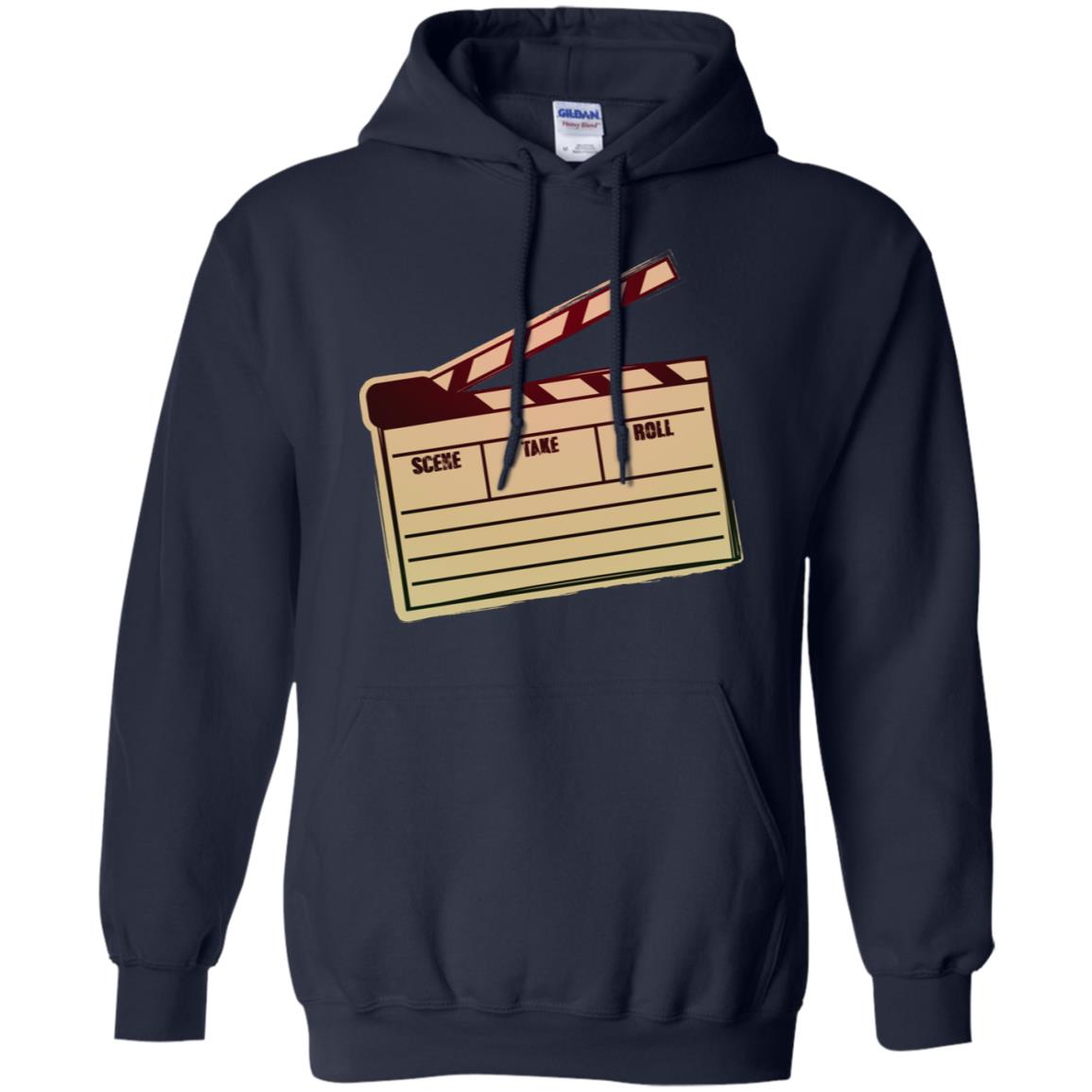 Movie Clapper Filmmaker Film Student Shirt Navy