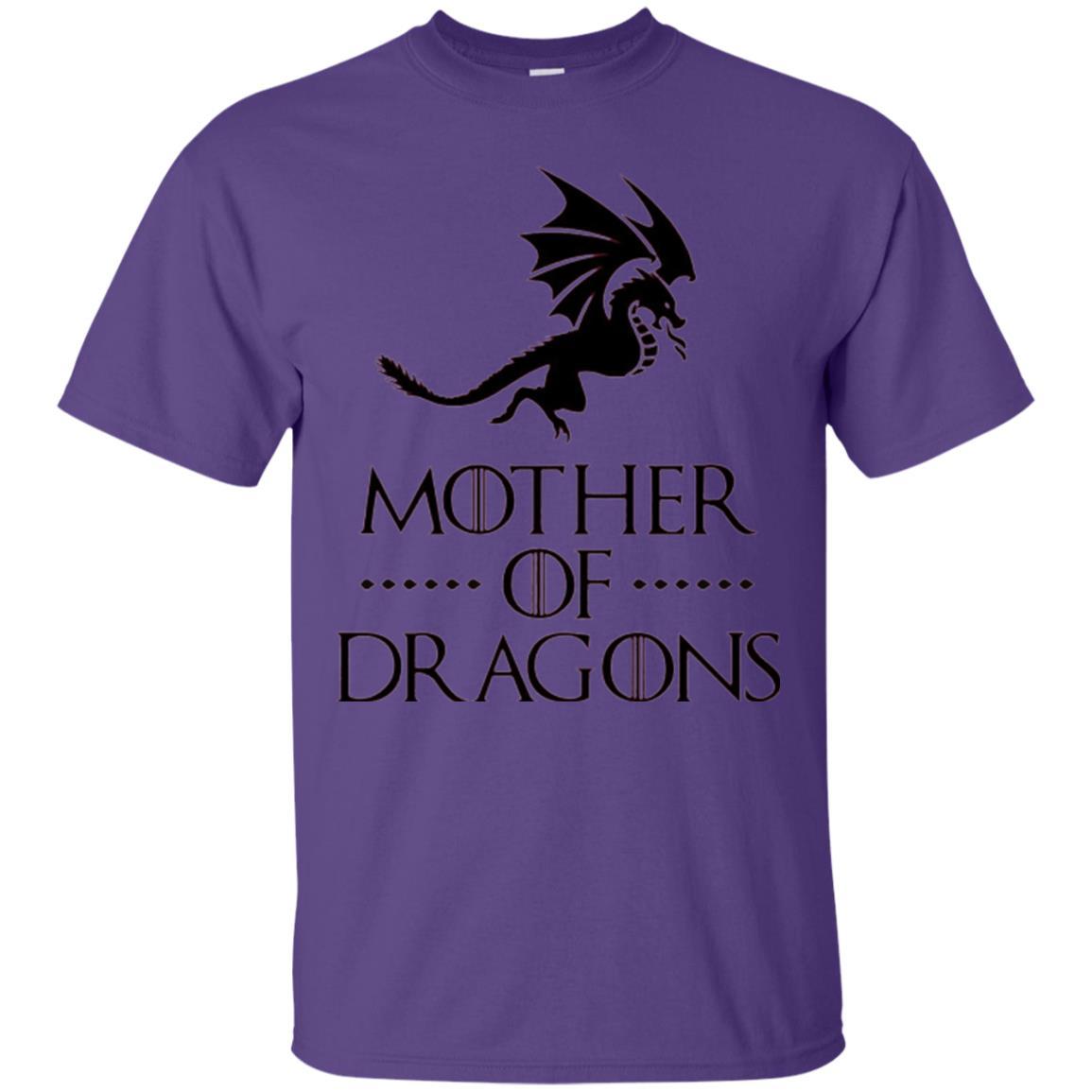 Throne Dragon T-shirt Mother Of Dragons Game Purple