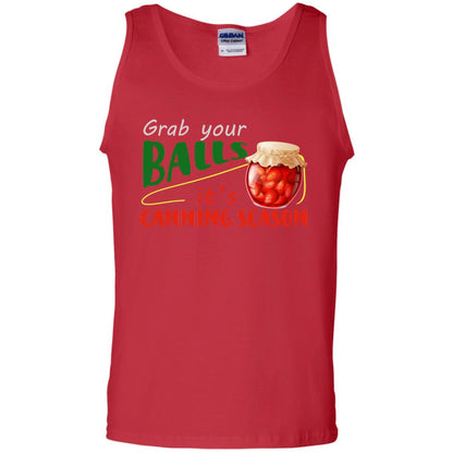 Grab Your Balls It's Canning Season Shirt Red S
