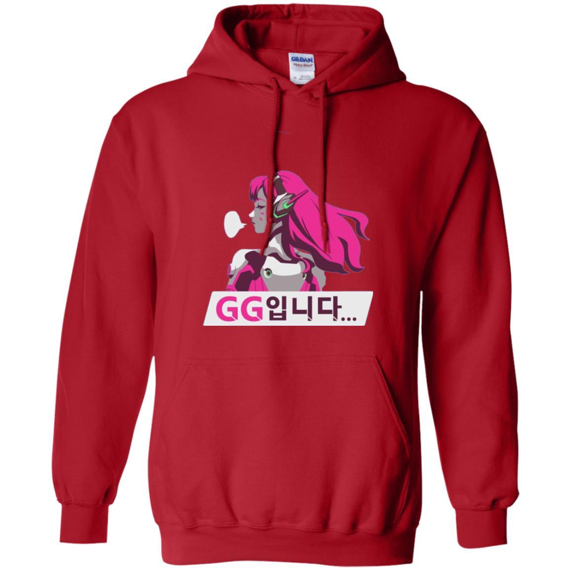 Overwatch D. Va Gg Spray T-shirt Red