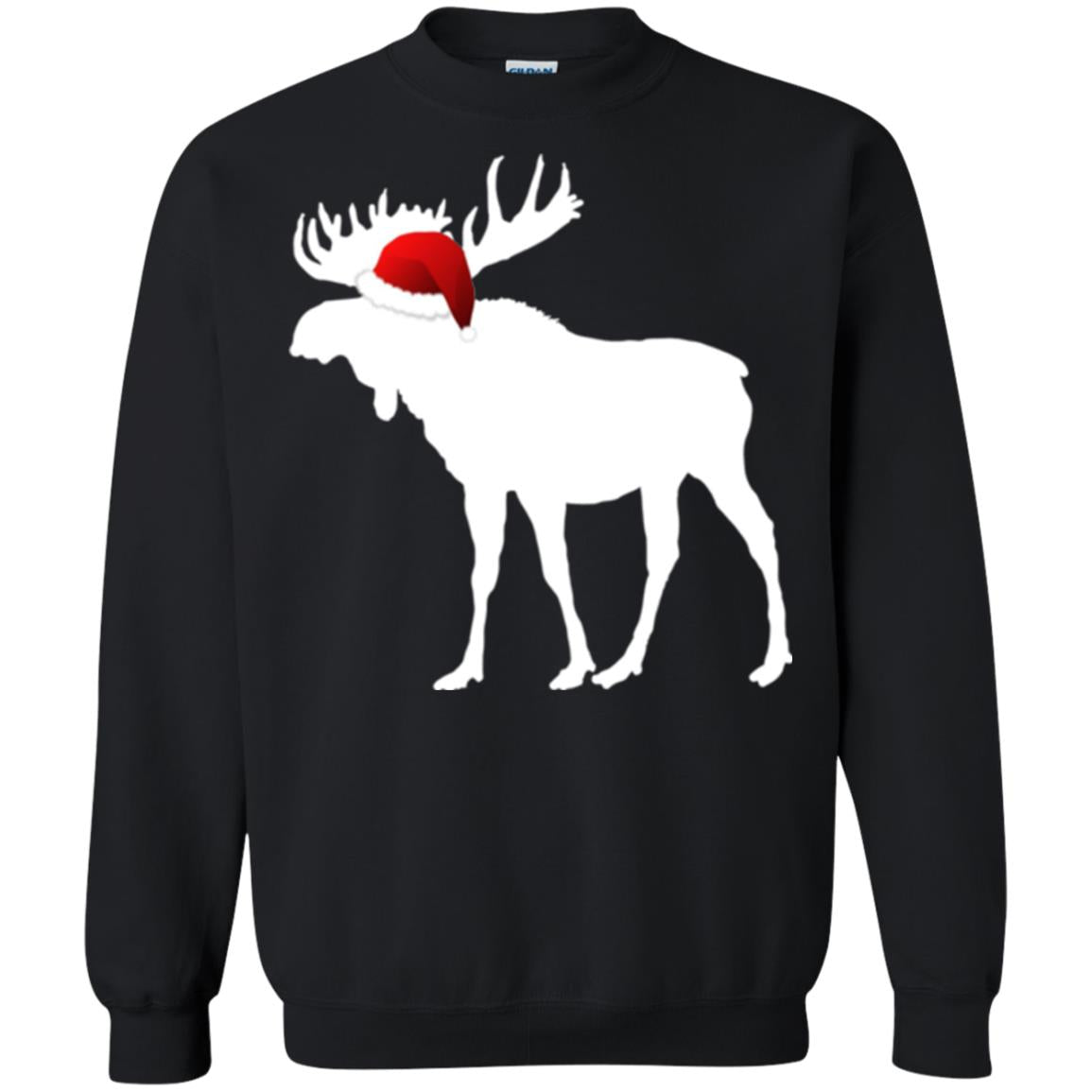 Christmas T-shirt Reindeer Black