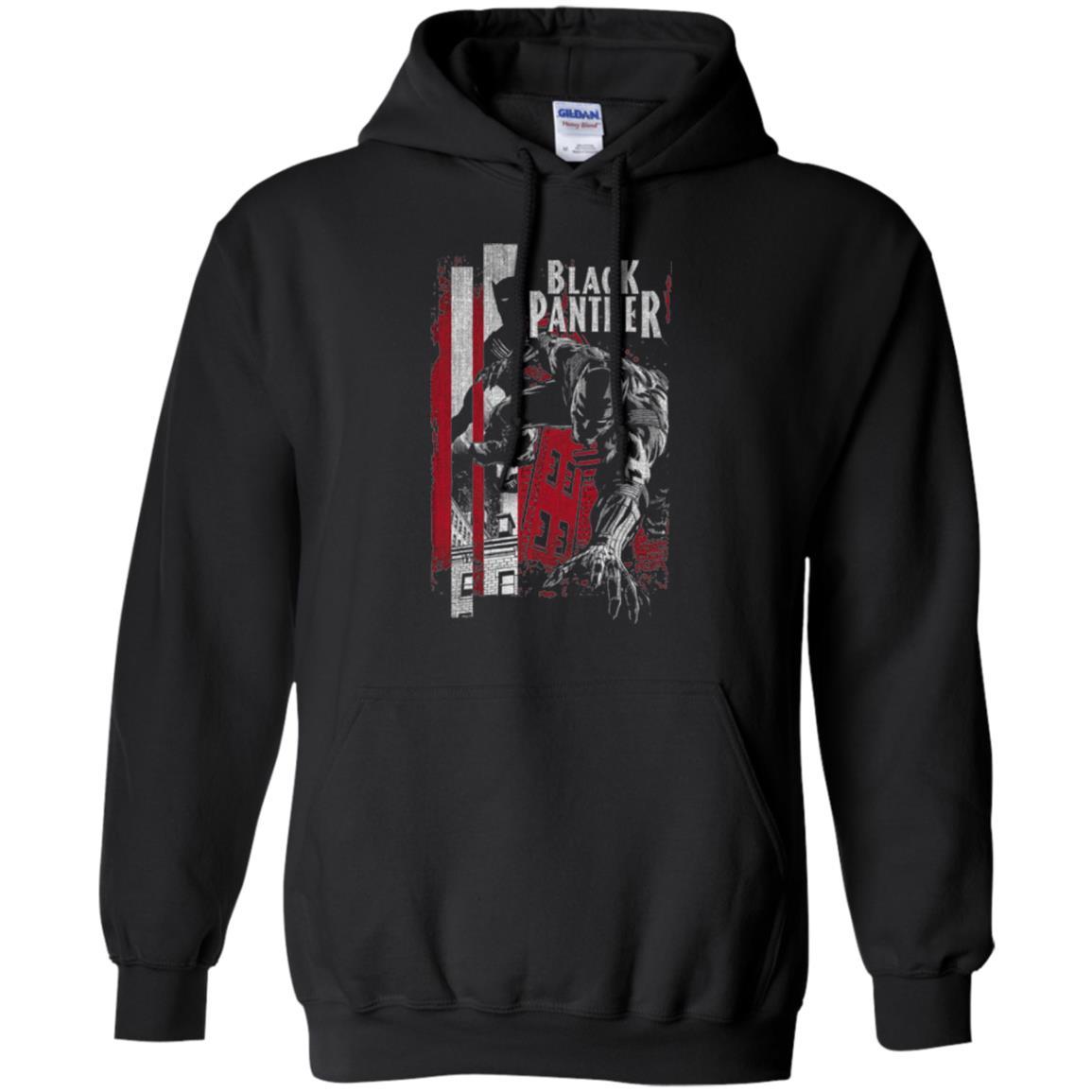 Film T-shirt Panther Lurk Graphic T-shirt Black