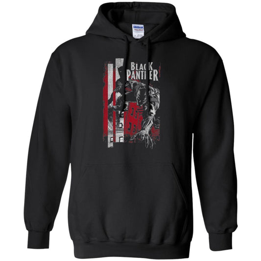 Film T-shirt Panther Lurk Graphic T-shirt Black