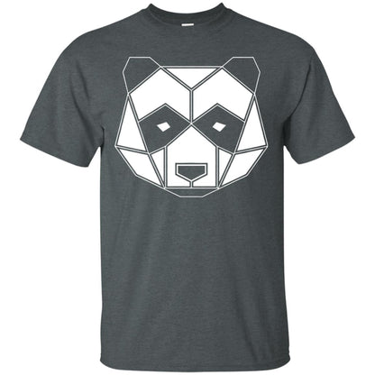 Polygon Geometric Panda Shirt Dark Heather