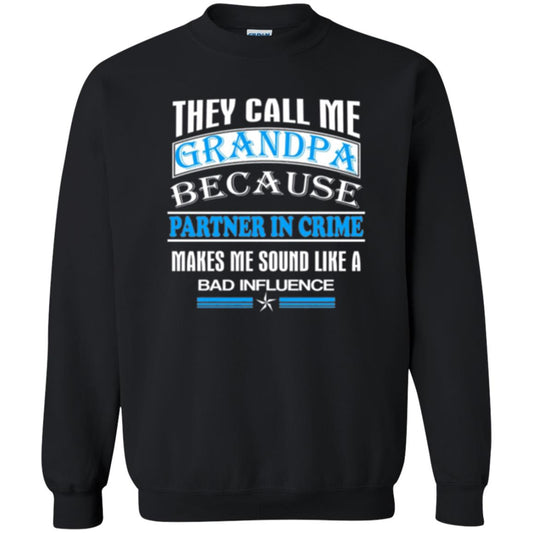 Family T-shirt They Call Me Grandpa Black