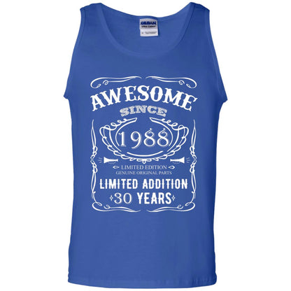 Awesome Since 1988 Limited Addition 30 Years 30th Birthday T-shirt Royal