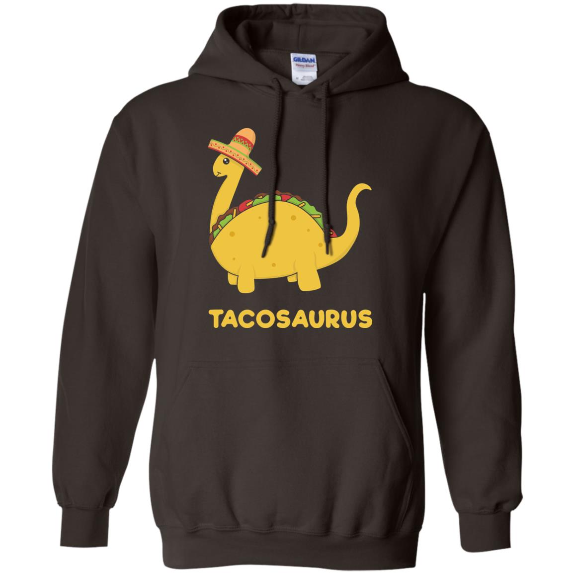 Cinco De Mayo Tacosaurus Taco Dinosaur Lover Shirt Dark Chocolate