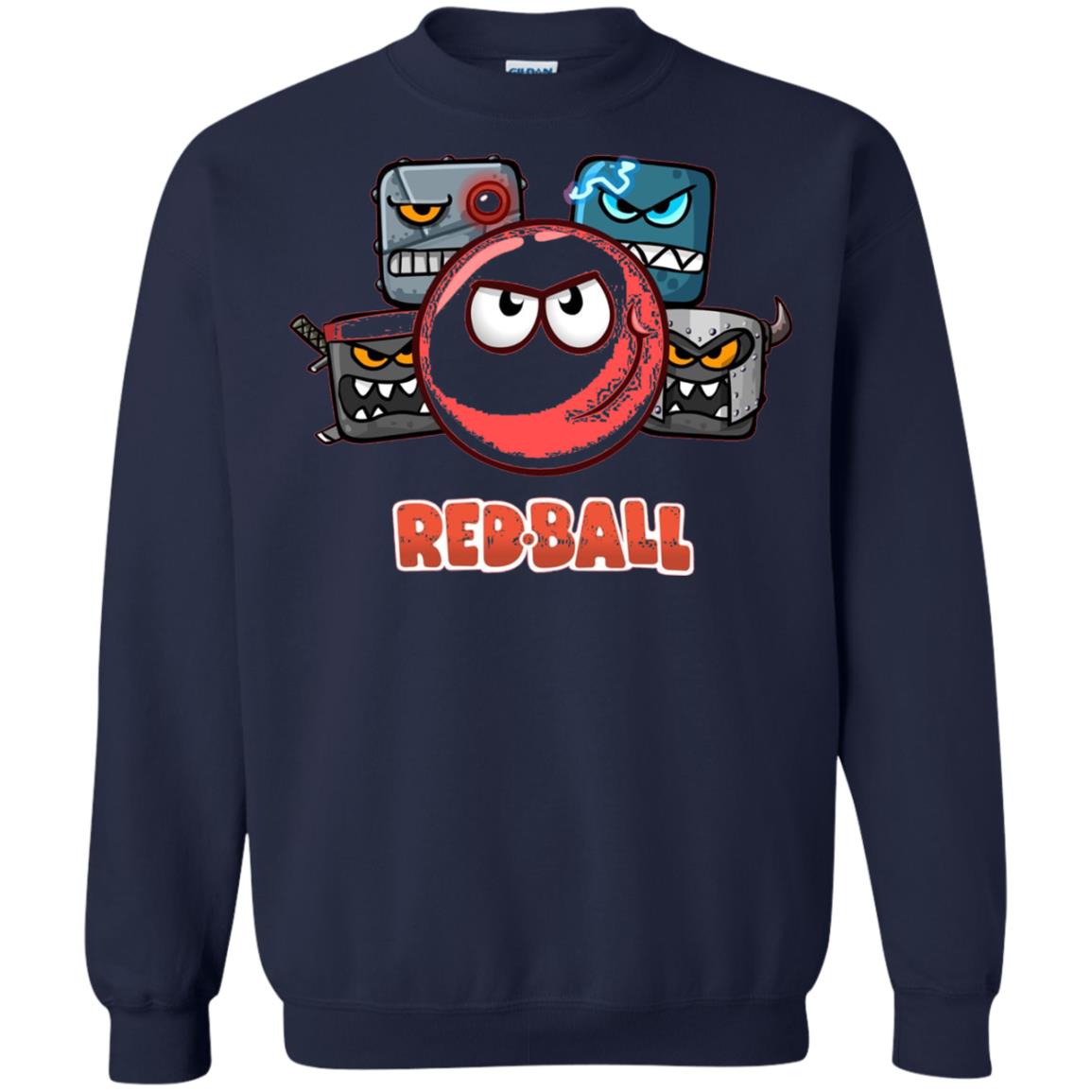 Red Ball 4 The Crew Game Lover T-shirt Navy