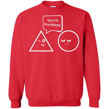 Math Lover T-shirt You're Are Pointless Red