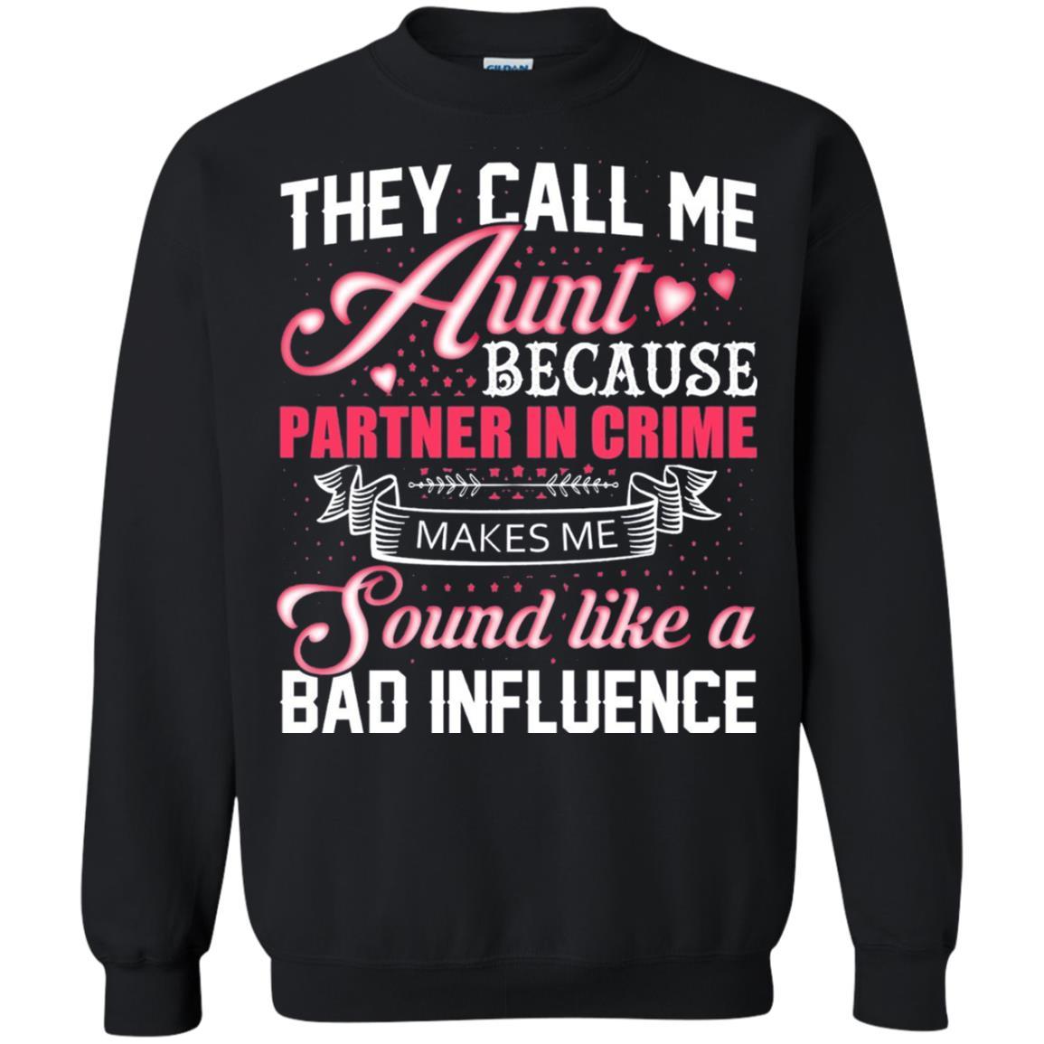 Aunt T-shirt They Call Me Aunt Black